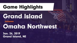 Grand Island  vs Omaha Northwest  Game Highlights - Jan. 26, 2019