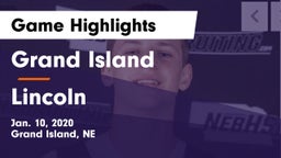 Grand Island  vs Lincoln  Game Highlights - Jan. 10, 2020