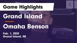 Grand Island  vs Omaha Benson  Game Highlights - Feb. 1, 2020