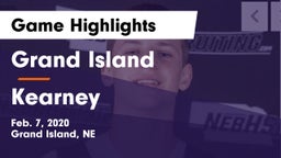 Grand Island  vs Kearney  Game Highlights - Feb. 7, 2020