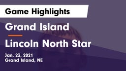Grand Island  vs Lincoln North Star Game Highlights - Jan. 23, 2021