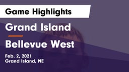 Grand Island  vs Bellevue West  Game Highlights - Feb. 2, 2021