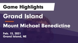 Grand Island  vs Mount Michael Benedictine Game Highlights - Feb. 13, 2021