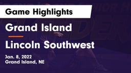 Grand Island  vs Lincoln Southwest  Game Highlights - Jan. 8, 2022