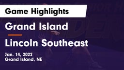 Grand Island  vs Lincoln Southeast  Game Highlights - Jan. 14, 2022