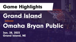 Grand Island  vs Omaha Bryan Public  Game Highlights - Jan. 28, 2023