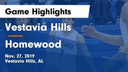 Vestavia Hills  vs Homewood  Game Highlights - Nov. 27, 2019