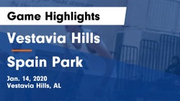 Vestavia Hills  vs Spain Park  Game Highlights - Jan. 14, 2020