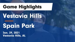 Vestavia Hills  vs Spain Park  Game Highlights - Jan. 29, 2021