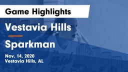 Vestavia Hills  vs Sparkman  Game Highlights - Nov. 14, 2020