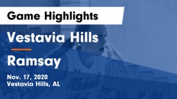 Vestavia Hills  vs Ramsay  Game Highlights - Nov. 17, 2020