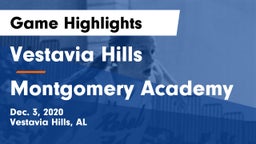 Vestavia Hills  vs Montgomery Academy  Game Highlights - Dec. 3, 2020