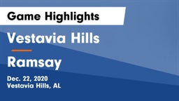 Vestavia Hills  vs Ramsay Game Highlights - Dec. 22, 2020