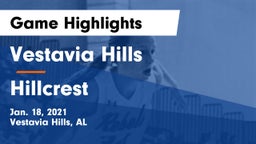 Vestavia Hills  vs Hillcrest  Game Highlights - Jan. 18, 2021