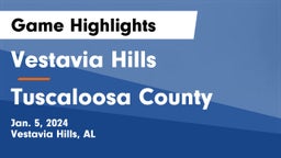 Vestavia Hills  vs Tuscaloosa County  Game Highlights - Jan. 5, 2024