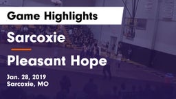 Sarcoxie  vs Pleasant Hope  Game Highlights - Jan. 28, 2019