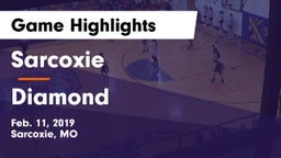 Sarcoxie  vs Diamond  Game Highlights - Feb. 11, 2019