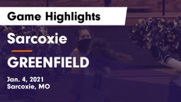 Sarcoxie  vs GREENFIELD Game Highlights - Jan. 4, 2021