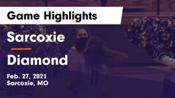 Sarcoxie  vs Diamond  Game Highlights - Feb. 27, 2021