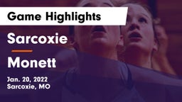 Sarcoxie  vs Monett  Game Highlights - Jan. 20, 2022