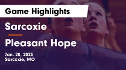 Sarcoxie  vs Pleasant Hope  Game Highlights - Jan. 20, 2023