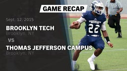 Recap: Brooklyn Tech  vs. Thomas Jefferson Campus  2015