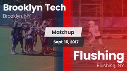 Matchup: Brooklyn Tech High vs. Flushing  2017