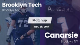 Matchup: Brooklyn Tech High vs. Canarsie  2017
