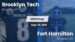 Matchup: Brooklyn Tech High vs. Fort Hamilton  2018