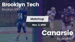 Matchup: Brooklyn Tech High vs. Canarsie  2018