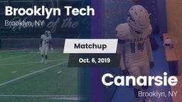 Matchup: Brooklyn Tech High vs. Canarsie  2019