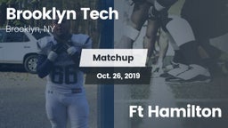 Matchup: Brooklyn Tech High vs. Ft Hamilton 2019