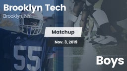 Matchup: Brooklyn Tech High vs. Boys 2019