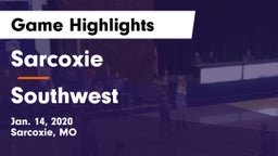Sarcoxie  vs Southwest  Game Highlights - Jan. 14, 2020