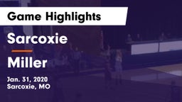 Sarcoxie  vs Miller  Game Highlights - Jan. 31, 2020