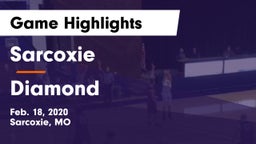 Sarcoxie  vs Diamond  Game Highlights - Feb. 18, 2020