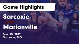 Sarcoxie  vs Marionville  Game Highlights - Jan. 25, 2022
