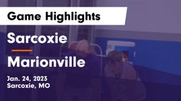 Sarcoxie  vs Marionville  Game Highlights - Jan. 24, 2023