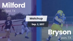 Matchup: Milford  vs. Bryson  2016