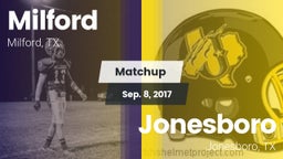 Matchup: Milford  vs. Jonesboro  2017