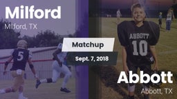 Matchup: Milford  vs. Abbott  2018