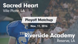 Matchup: Sacred Heart High vs. Riverside Academy 2016