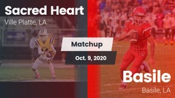 Matchup: Sacred Heart High vs. Basile  2020