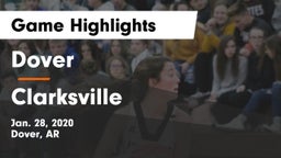 Dover  vs Clarksville  Game Highlights - Jan. 28, 2020