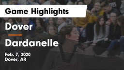 Dover  vs Dardanelle  Game Highlights - Feb. 7, 2020