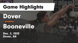 Dover  vs Booneville  Game Highlights - Dec. 3, 2020