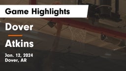 Dover  vs Atkins  Game Highlights - Jan. 12, 2024