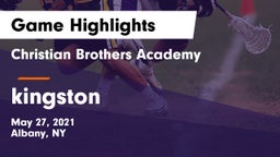 Christian Brothers Academy  vs kingston Game Highlights - May 27, 2021