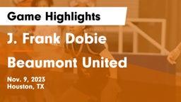 J. Frank Dobie  vs Beaumont United Game Highlights - Nov. 9, 2023