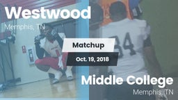 Matchup: Westwood vs. Middle College  2018
